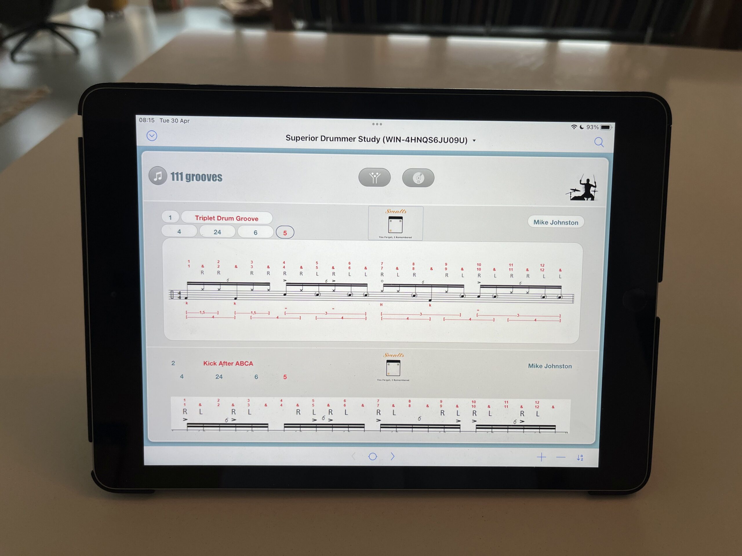 Superior Drummer Study app screenshot